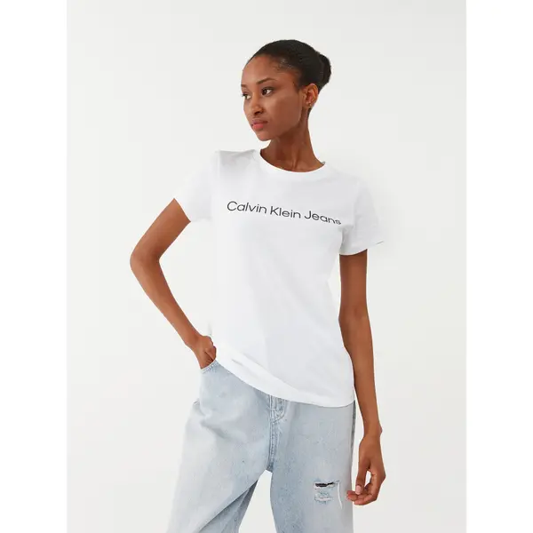Calvin Klein Jeans Calvin Klein Jeans T-shirt J20J220253 Bijela Slim Fit