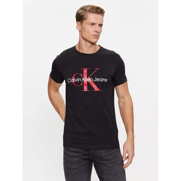 Calvin Klein Jeans Calvin Klein Jeans T-shirt J30J320935 Crna Slim Fit