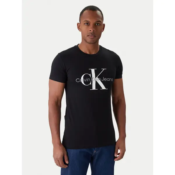 Calvin Klein Jeans Calvin Klein Jeans T-shirt J30J320935 Crna Slim Fit