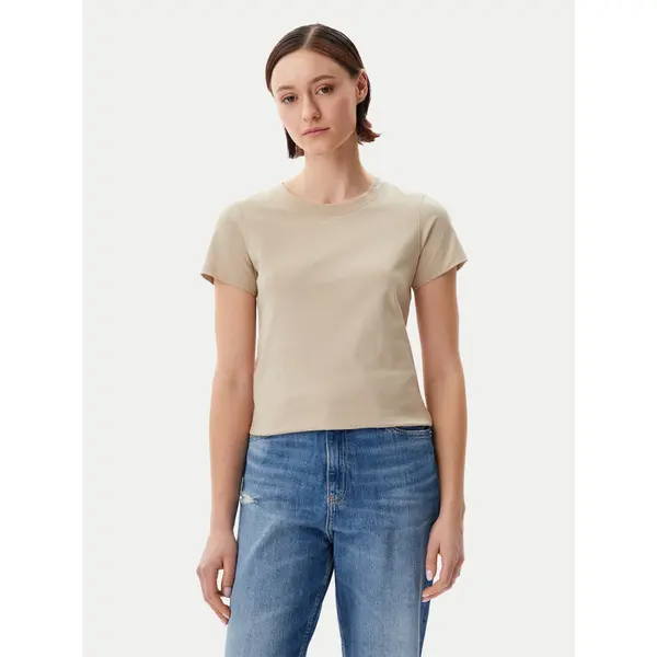 Calvin Klein Jeans Calvin Klein Jeans T-shirt Logo J20J225540 Bež Regular Fit