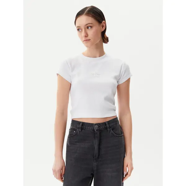 Calvin Klein Jeans Calvin Klein Jeans T-shirt LV047AB802 Bijela Regular Fit