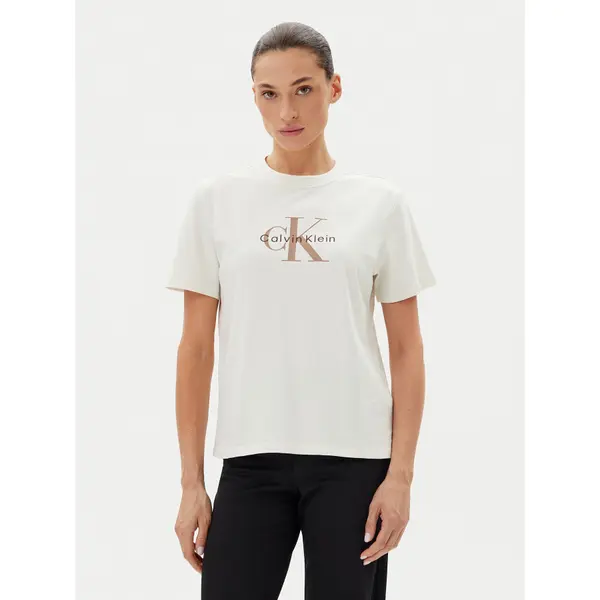 Calvin Klein Jeans Calvin Klein Jeans T-shirt LV047B865G Bijela Relaxed Fit
