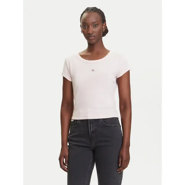 Calvin Klein Jeans Calvin Klein Jeans T-shirt LV047C200G Ružičasta Slim Fit