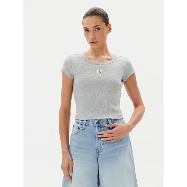 Calvin Klein Jeans Calvin Klein Jeans T-shirt LV047C200G Siva Slim Fit