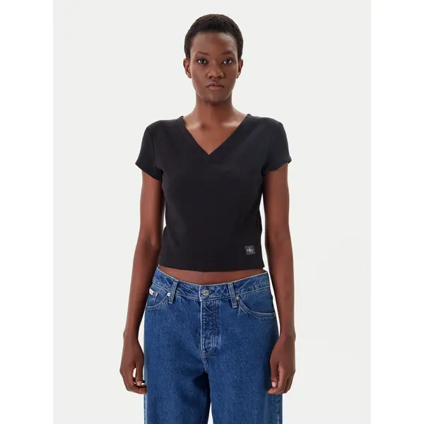Calvin Klein Jeans Calvin Klein Jeans T-shirt LV047C910G Crna Regular Fit