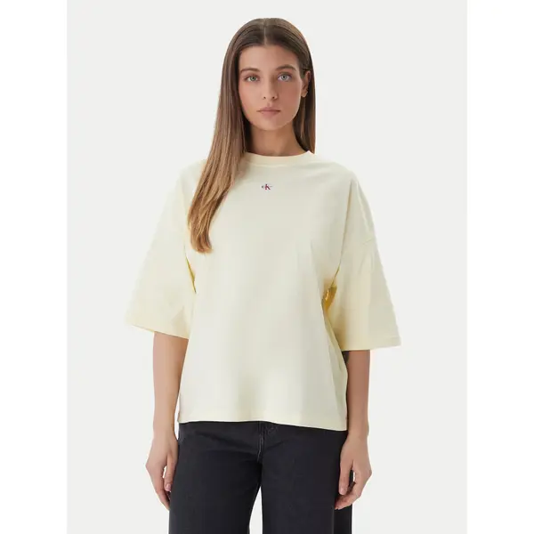 Calvin Klein Jeans Calvin Klein Jeans T-shirt LV047D204G Žuta Oversize