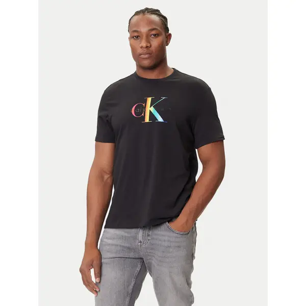 Calvin Klein Jeans Calvin Klein Jeans T-shirt Pride Graphic LV04RC800G Crna Regular Fit