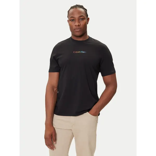 Calvin Klein Jeans Calvin Klein Jeans T-shirt Pride Graphic LV04RC815G Crna Relaxed Fit