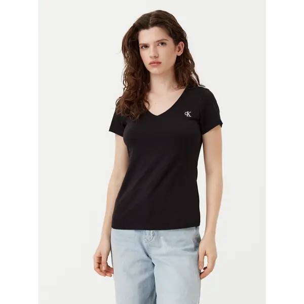 Calvin Klein Jeans Calvin Klein Jeans T-shirt Rood J20J213716 Crna Regular Fit