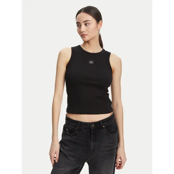 Calvin Klein Jeans Calvin Klein Jeans Top LV047C201G Crna Slim Fit