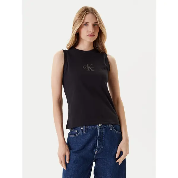 Calvin Klein Jeans Calvin Klein Jeans Top LV047C852G Crna Regular Fit