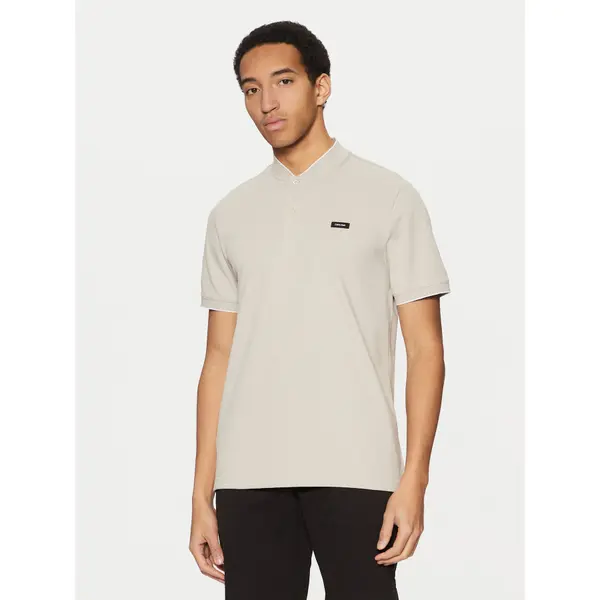 Calvin Klein Calvin Klein Polo K10K114139 Bež Regular Fit