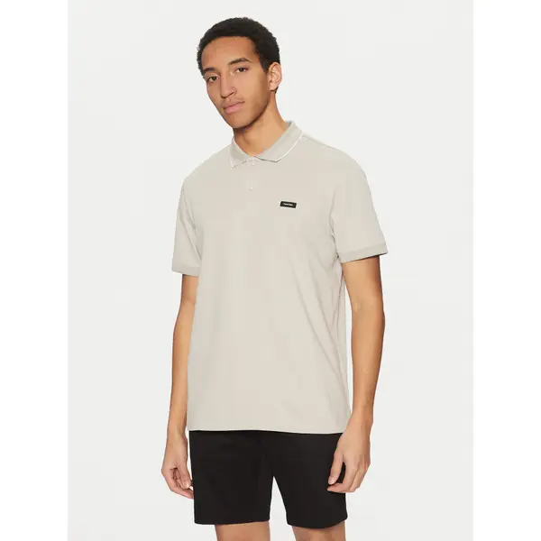 Calvin Klein Calvin Klein Polo K10K114141 Bež Regular Fit