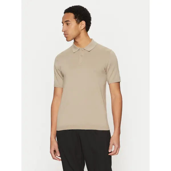 Calvin Klein Calvin Klein Polo K10K114476 Bež Regular Fit