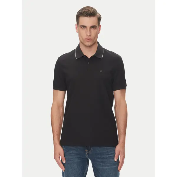 Calvin Klein Calvin Klein Polo LV04LC239G Crna Regular Fit
