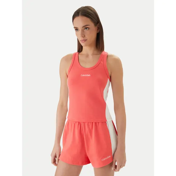 Calvin Klein Swimwear Calvin Klein Swimwear Top LV00Q61152 Ružičasta Slim Fit