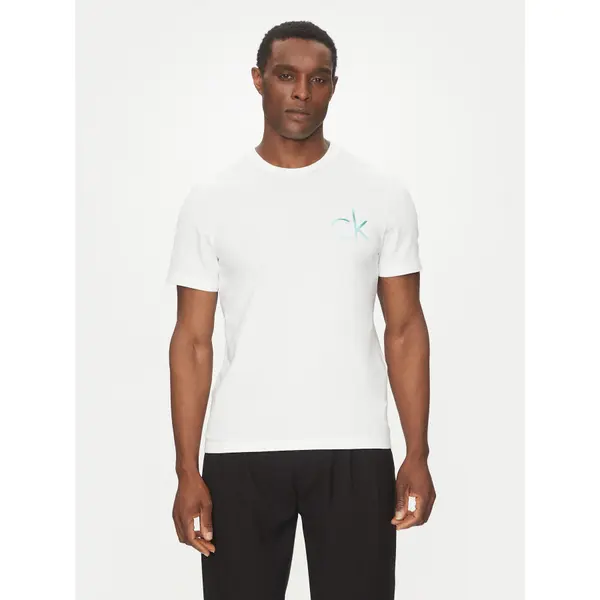 Calvin Klein Calvin Klein T-shirt Chest Logo K10K114146 Bijela Regular Fit