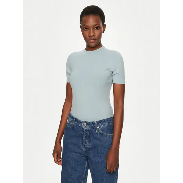 Calvin Klein Calvin Klein T-shirt K20K208052 Svijetloplava Slim Fit