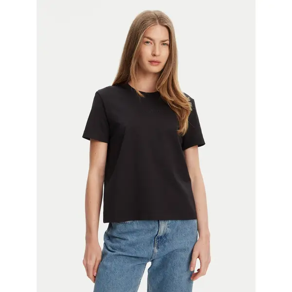Calvin Klein Calvin Klein T-shirt LV044C905G Crna Regular Fit
