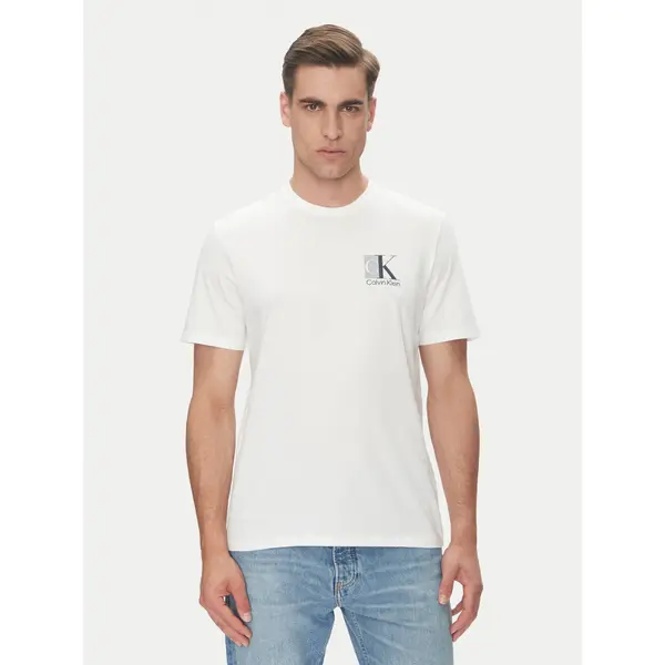 Calvin Klein Calvin Klein T-shirt LV04RC853G Bijela Regular Fit