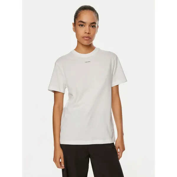 Calvin Klein Calvin Klein T-shirt Nano Logo K20K207519 Bijela Regular Fit