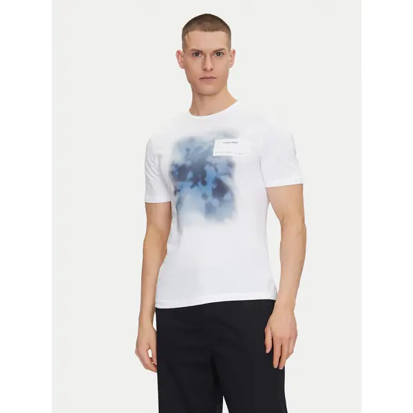 Calvin Klein Calvin Klein T-shirt Photo Print K10K114157 Bijela Regular Fit
