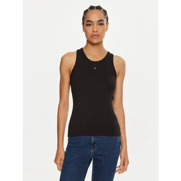 Calvin Klein Calvin Klein Top Graphic K20K208065 Crna Slim Fit