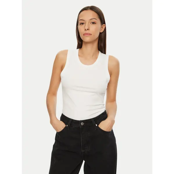 Calvin Klein Calvin Klein Top K20K208054 Bijela Slim Fit