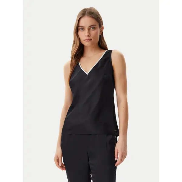 Calvin Klein Calvin Klein Top K20K208185 Crna Regular Fit