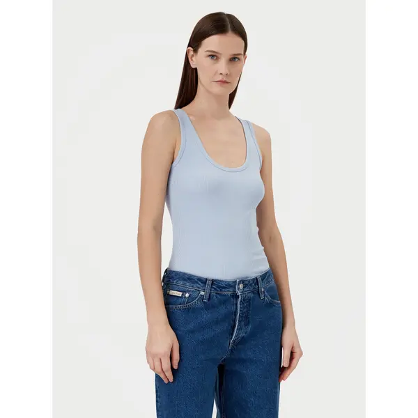 Calvin Klein Calvin Klein Top K20K208246 Plava Slim Fit