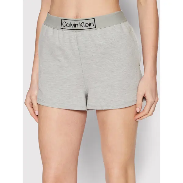 Calvin Klein Underwear Calvin Klein Underwear Kratke pidžama hlače 000QS6799E Siva Regular Fit