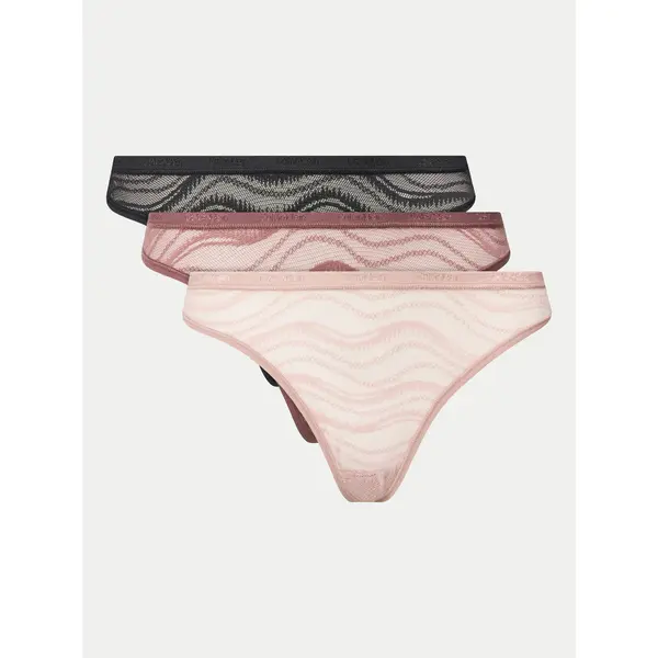 Calvin Klein Underwear Calvin Klein Underwear Set tanga gaćica﻿ Thong 3Pk 000QD5216E Šarena