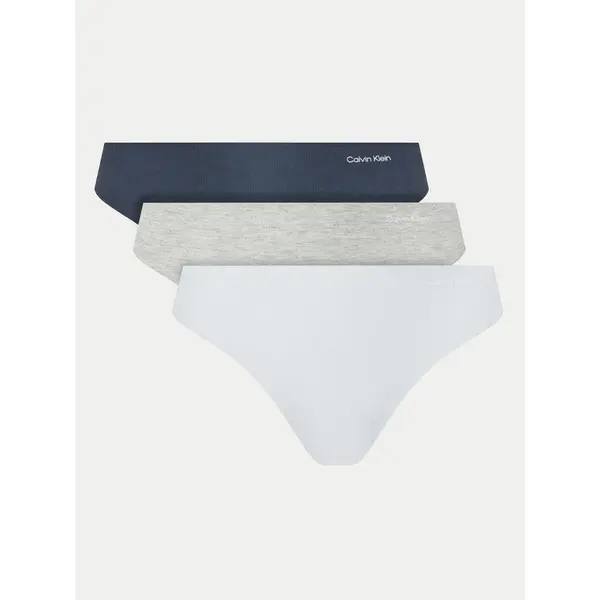 Calvin Klein Underwear Calvin Klein Underwear Set tanga gaćica﻿ Thong 3Pk 000QD5219E Šarena