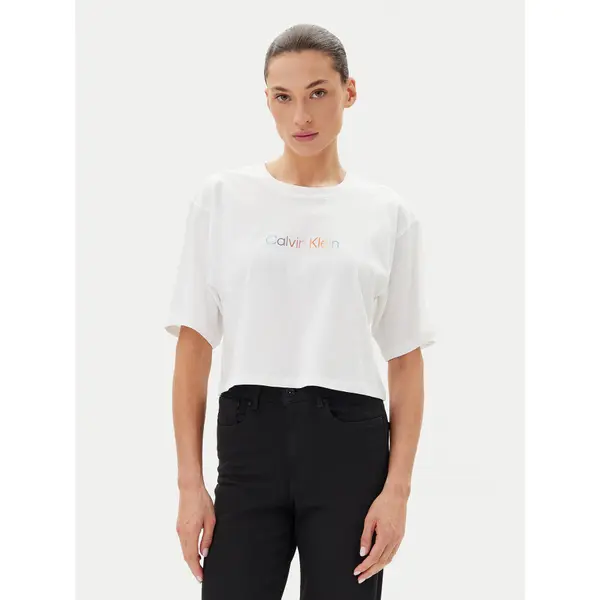 Calvin Klein Underwear Calvin Klein Underwear T-shirt LV00QS7470 Bijela Boxy Fit
