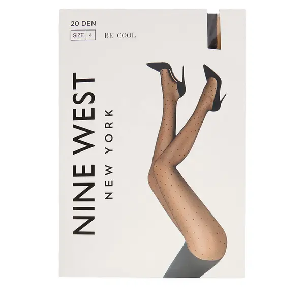 Nine West Čarape s gaćicama Nine West CEO-9WB-004-SS26 Crna