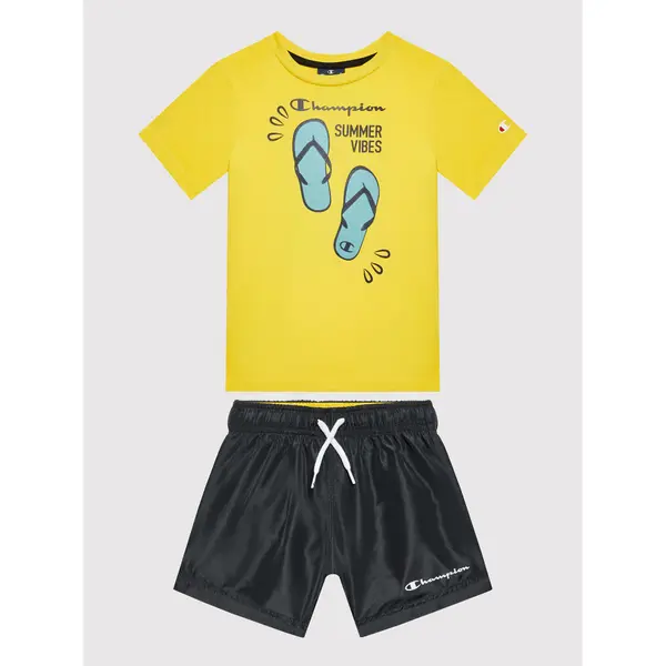 Champion Champion Set majica, sportske kratke hlače 306050 Šarena Regular Fit