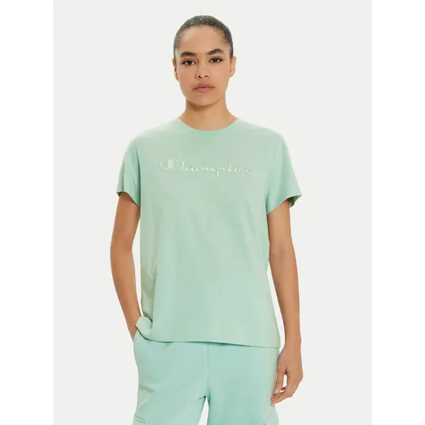 Champion Champion T-shirt 117650 Zelena Slim Fit