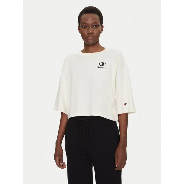 Champion Champion T-shirt 118023 Écru Regular Fit