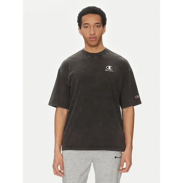 Champion Champion T-shirt 221257 Crna Regular Fit