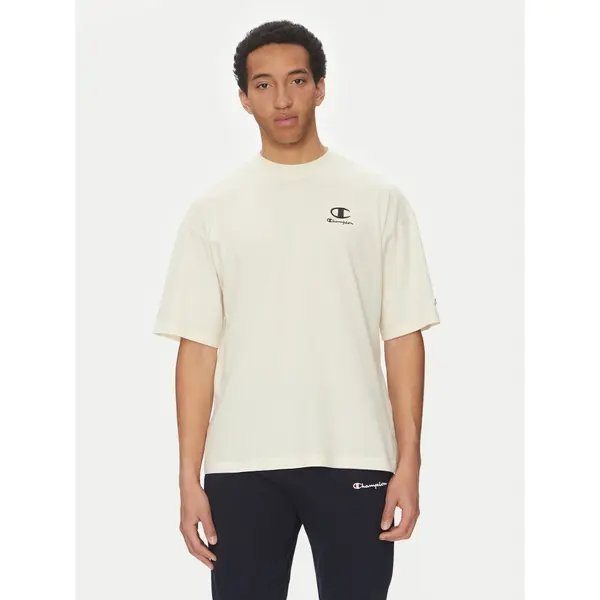 Champion Champion T-shirt 221257 Écru Regular Fit
