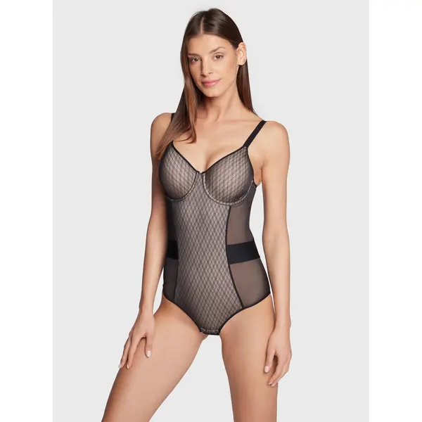 Chantelle Chantelle Bodi Smooth Lines C11N70 Crna