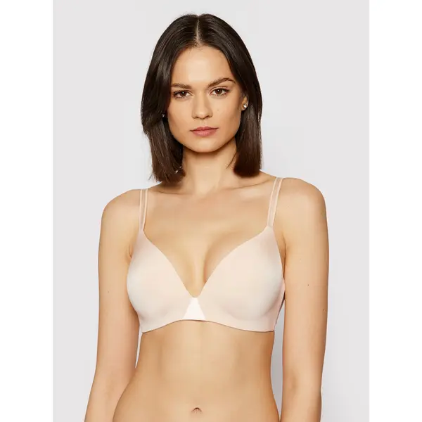 Chantelle Chantelle Grudnjak bez šavova Absolute Invisible Ohne Bugel C15G80 Bež