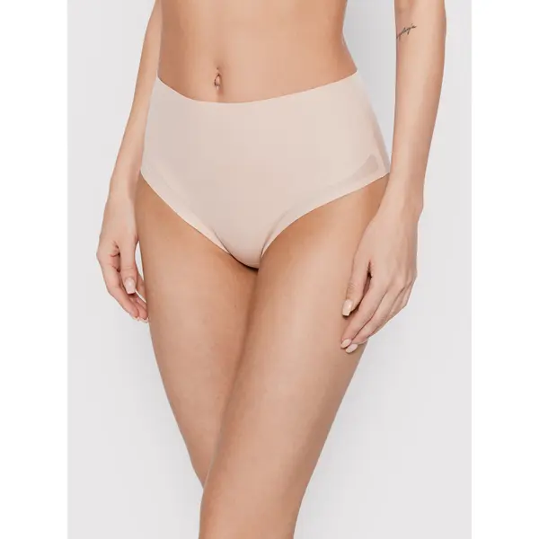 Chantelle Chantelle Klasične gaćice s visokim strukom Pure Light C10M80 Bež