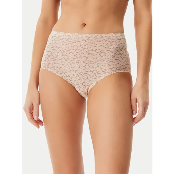Chantelle Chantelle Klasične gaćice s visokim strukom Soft Stretch C11D70 Bež