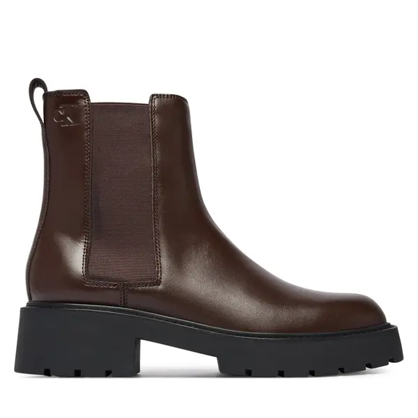 Calvin Klein Chelsea cipele Calvin Klein Chunky Chelsea Boot Pol Lth HW0HW03267 Crna