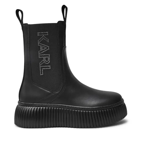 Karl Lagerfeld Chelsea cipele KARL LAGERFELD KL42343 Crna