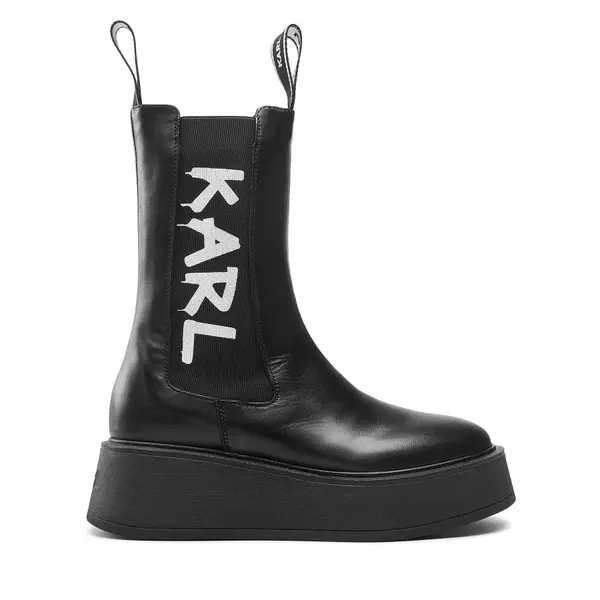 Karl Lagerfeld Chelsea cipele KARL LAGERFELD KL42460 Crna