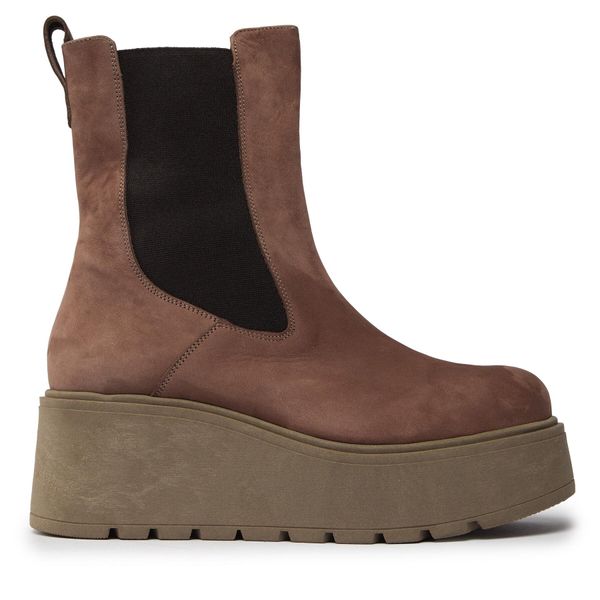 R.Polański Chelsea cipele R.Polański 1581 Brązowy Nubuk