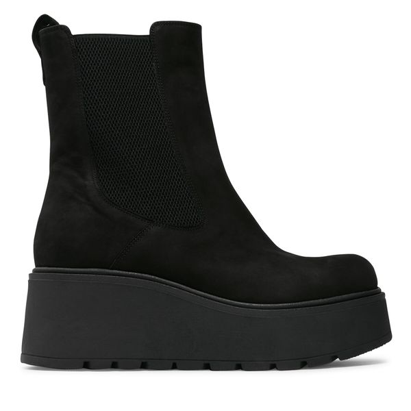 R.Polański Chelsea cipele R.Polański 1581 Czarny Nubuk