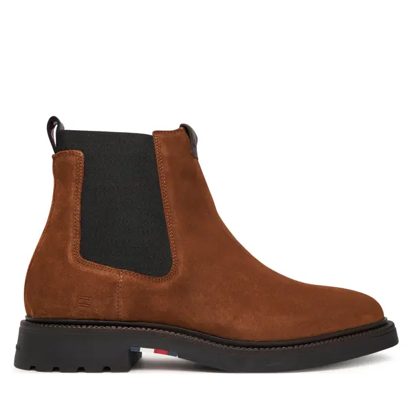 Tommy Hilfiger Chelsea cipele Tommy Hilfiger Comfort Lwt FM0FM05592 Smeđa